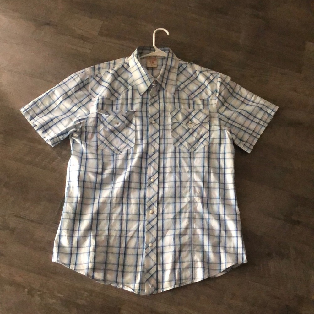 Men’s True Religion short sleeve button down shirt